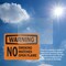 Signmission No Smoking Matches or Open Flame OSHA Warning Sign, Vinyl Decal, 14in W x 10in L, 2PK OS-2PACK-WS-D-1014-L-19696 - alternate 4